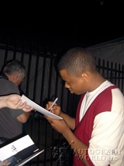 signing photo