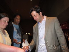 signing photo