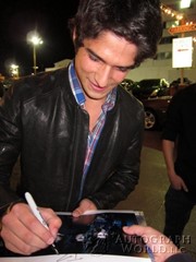 signing photo