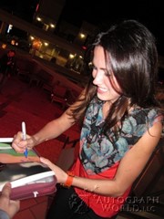 signing photo