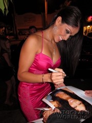 signing photo