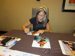 signing photo