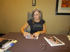 signing photo