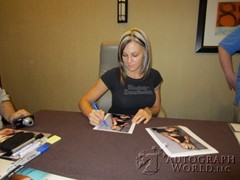 signing photo