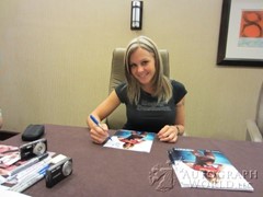 signing photo