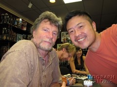 signing photo
