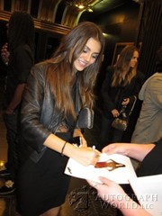 signing photo