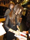 Victoria Justice signing proof
