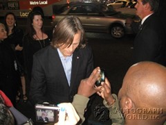 signing photo