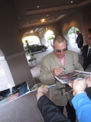 signing photo