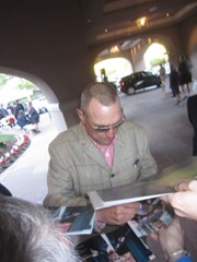 signing photo