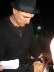 signing photo