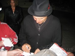 signing photo