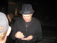 signing photo