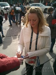 signing photo