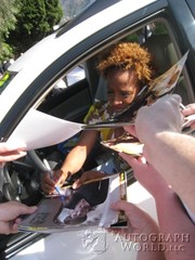 signing photo