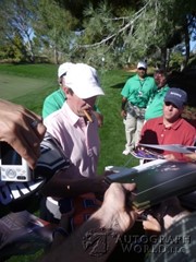 signing photo