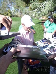signing photo
