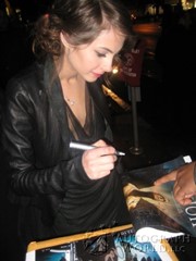 signing photo