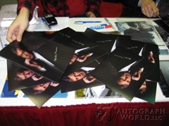 signing photo