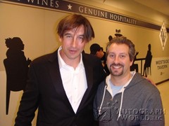 signing photo
