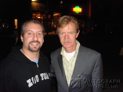 William H. Macy autograph