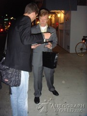 signing photo