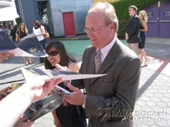 signing photo