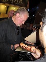 signing photo