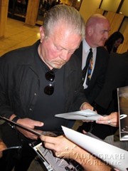 signing photo