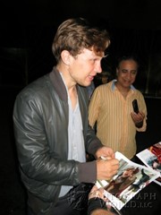 signing photo