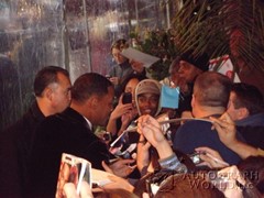 signing photo