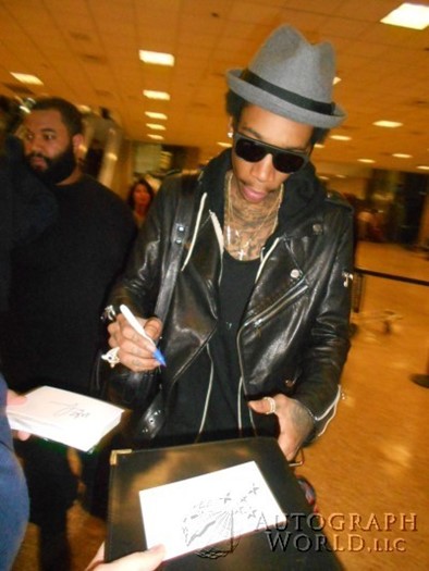 Wiz Khalifa autograph