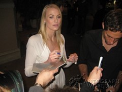 signing photo