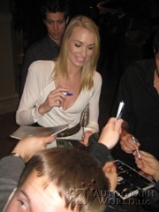 signing photo