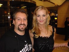 signing photo