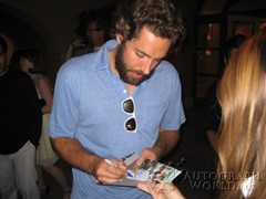 signing photo