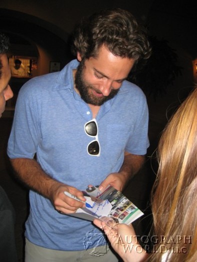 Zachary Levi autograph