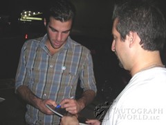 signing photo