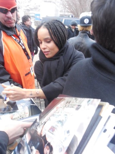 Zoe Kravitz autograph