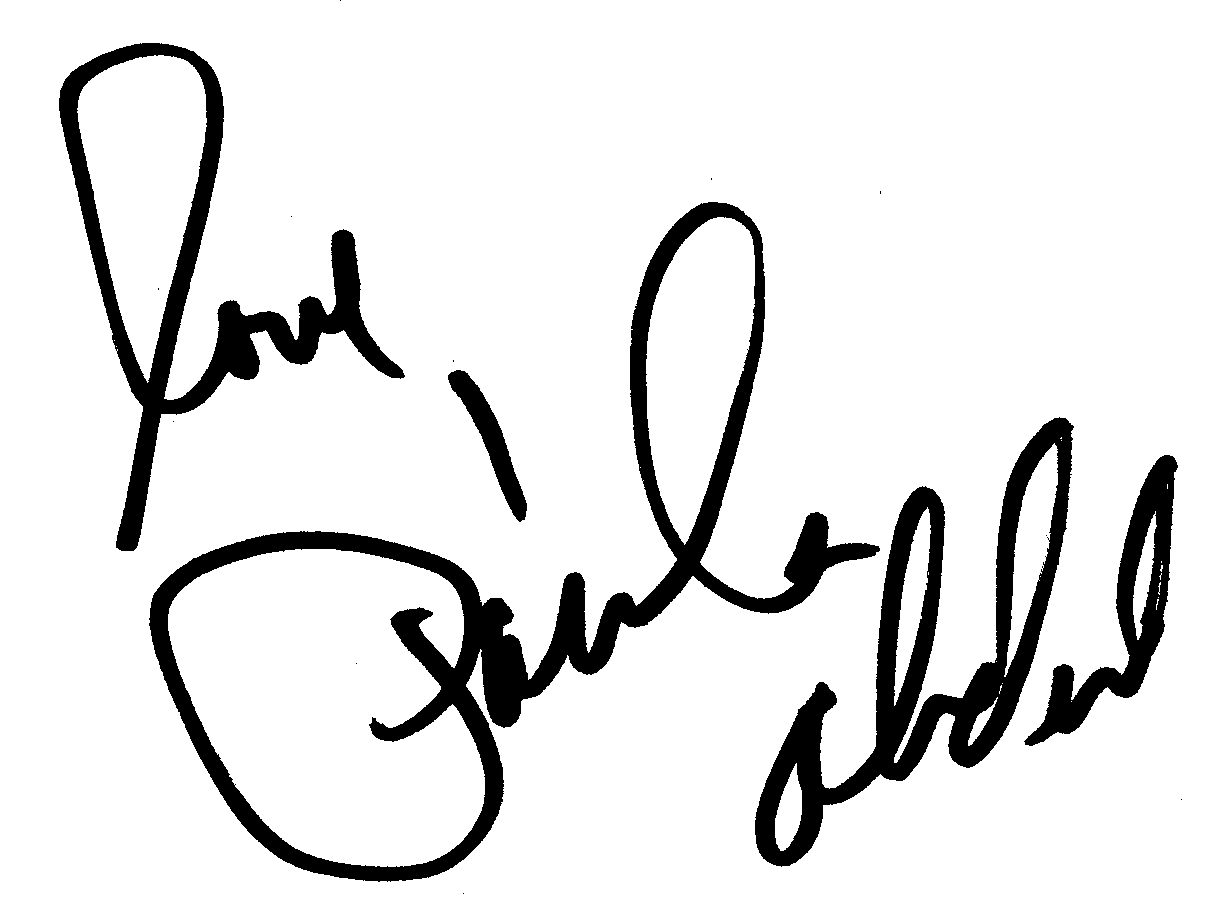 Paula Abdul autograph facsimile