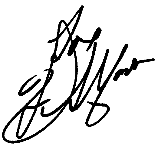 Kristian Alfonso autograph facsimile