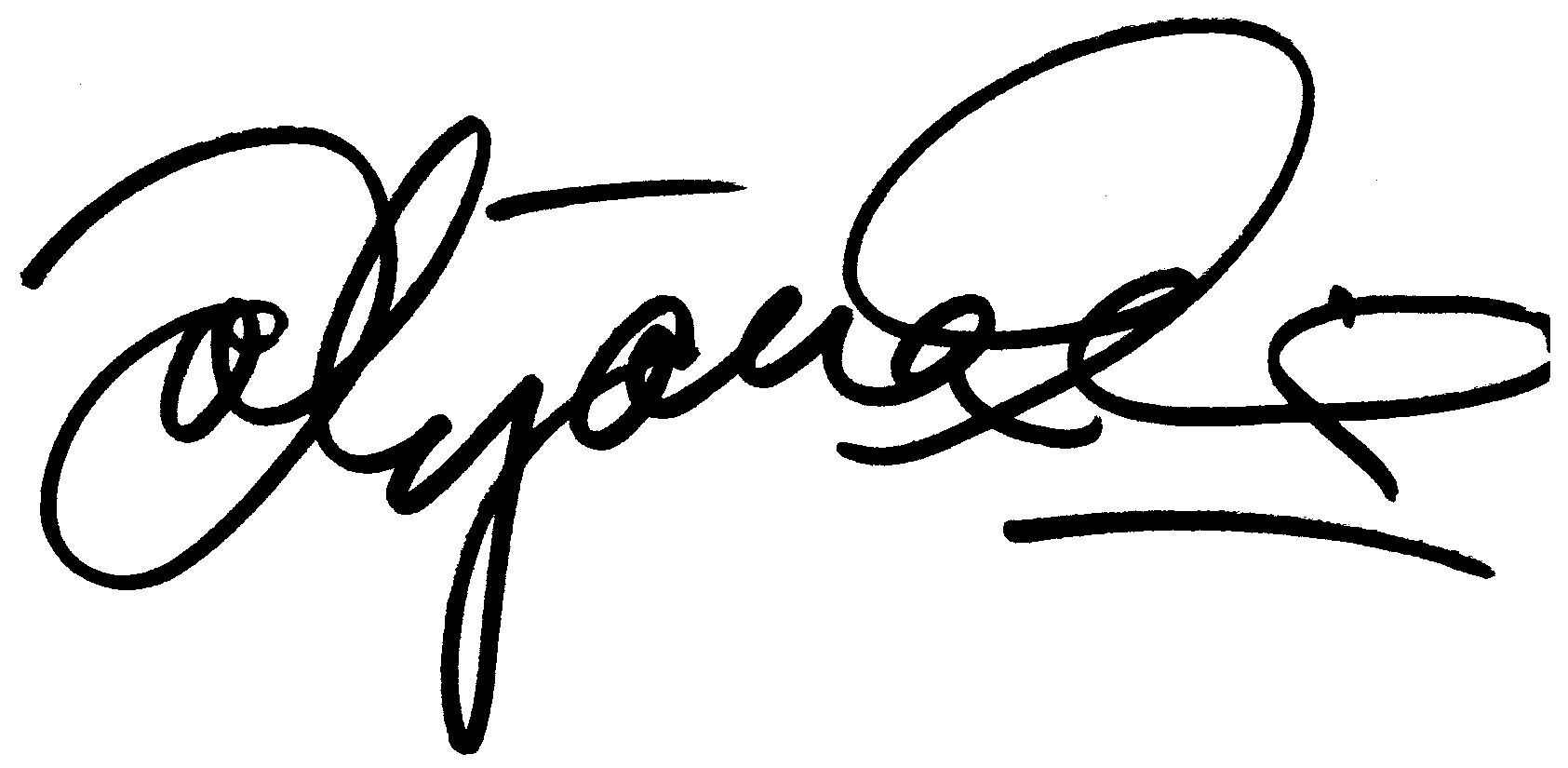Tatyana Ali autograph facsimile