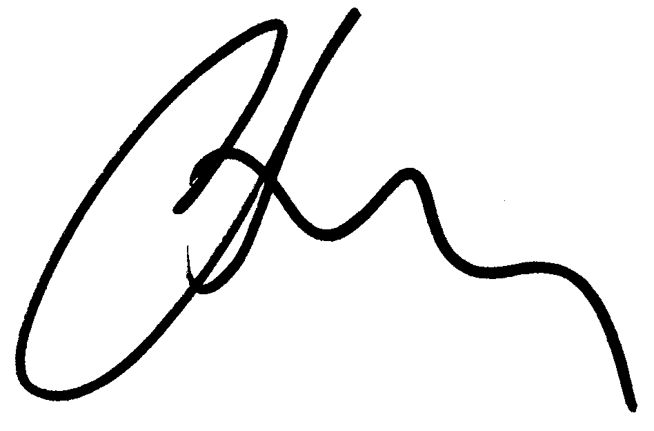 Chad Allen autograph facsimile