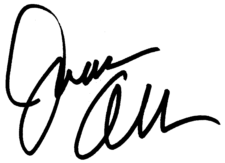 Joan Allen autograph facsimile