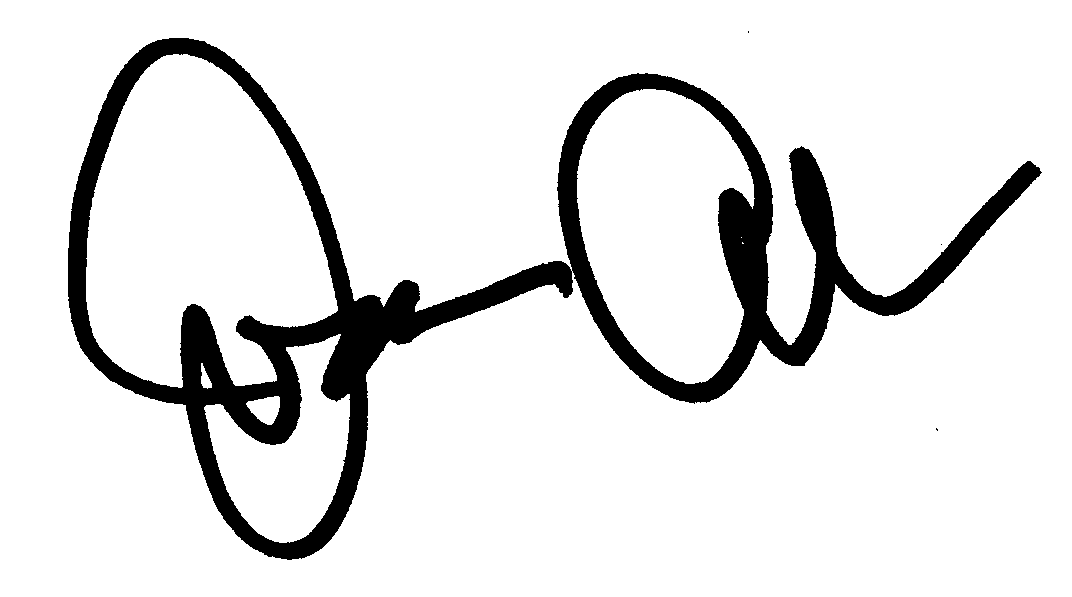 Joan Allen autograph facsimile