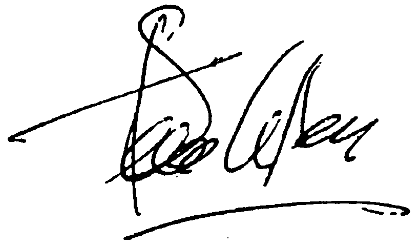 Steve Allen autograph facsimile