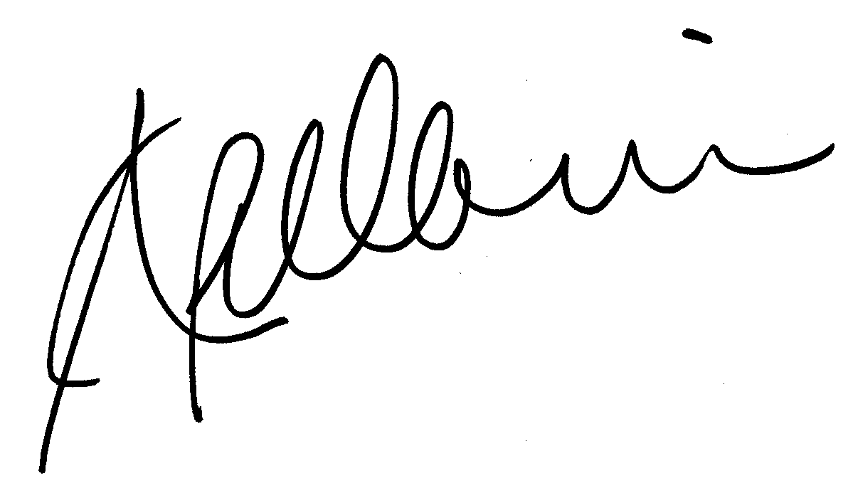Apollonia Kotero autograph facsimile