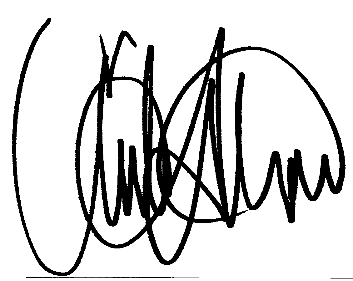 Christina Applegate autograph facsimile