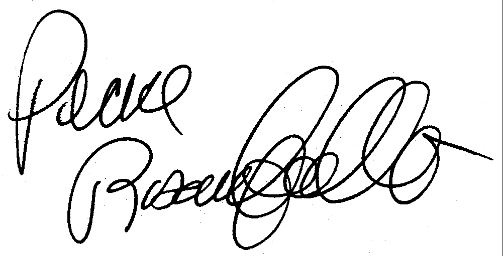 Rosanna Arquette autograph facsimile